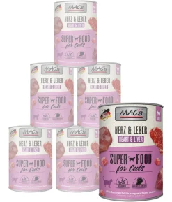 MAC's CAT Nassfutter für Katzen, 6 x 800 g