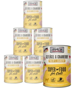 MAC's CAT Nassfutter für Katzen, 6 x 800 g