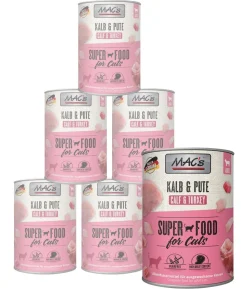 MAC's CAT Nassfutter für Katzen, 6 x 800 g