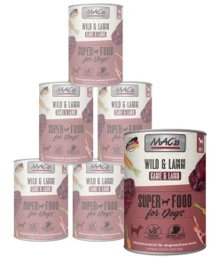 MAC's DOG Nassfutter für Hunde, 6 x 800 g