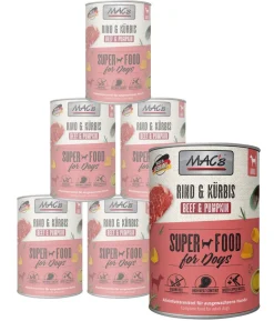 MAC's DOG Nassfutter für Hunde, 6 x 400 g