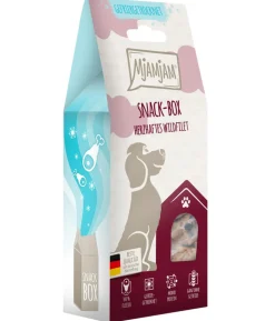 MjAMjAM® Hundesnack Snack-Box herzhaftes Wildfilet, Adult, 70 g