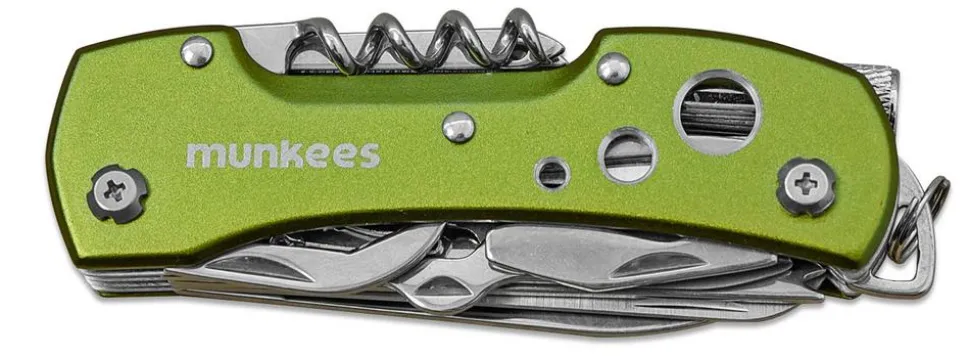 munkees® Edelstahl-Taschenmesser LED, ca. B9,5/H1,6/T3,1 cm