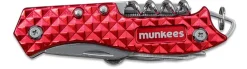 munkees® Edelstahl-Taschenmesser Metall, ca. B9,5/H1,9/T2,6 cm