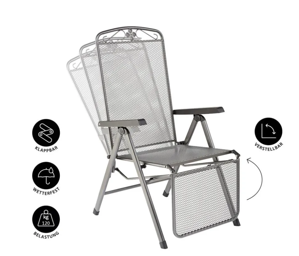 MWH Metall-Relaxsessel Savoy