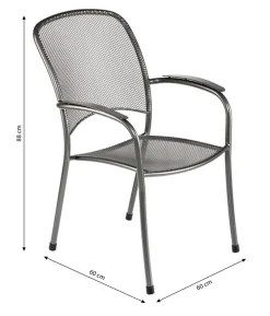 MWH Metall-Stapelsessel Carlo