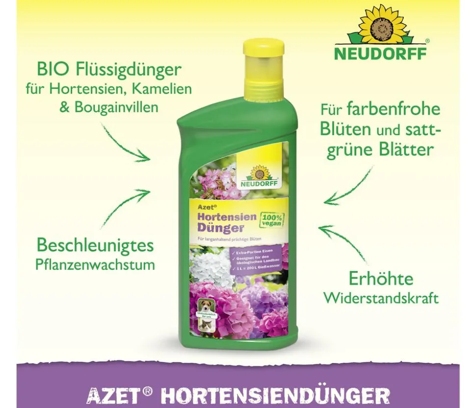 Neudorff Azet® Hortensiendünger, flüssig, 1 l