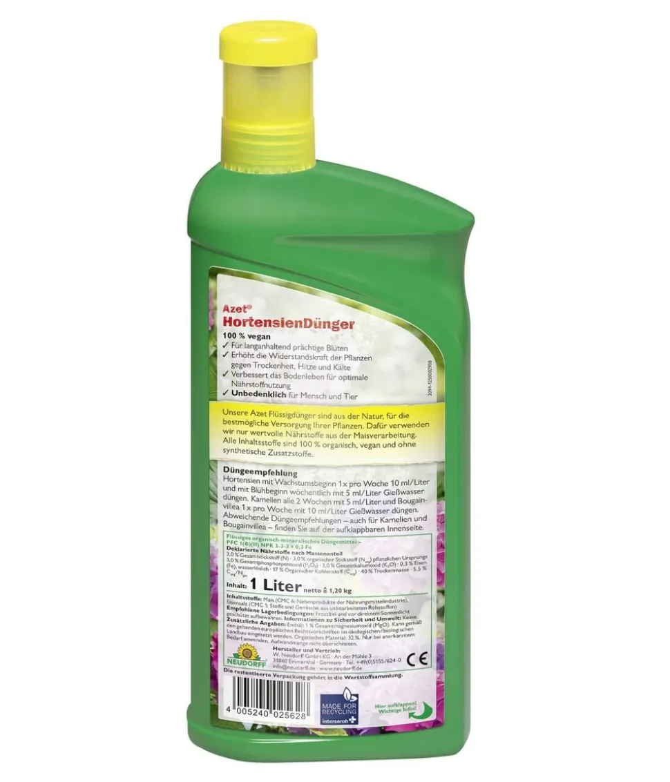 Neudorff Azet® Hortensiendünger, flüssig, 1 l