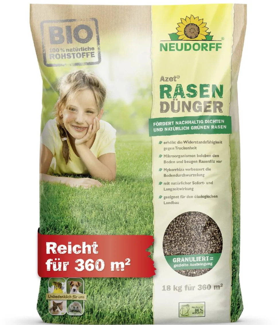 Neudorff Azet® Rasendünger, 18 kg