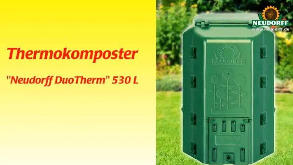 Neudorff Thermokomposter DuoTherm, 530 Liter