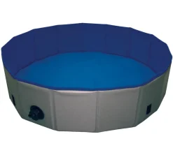 Nobby Hundepool, rund, blau/grau