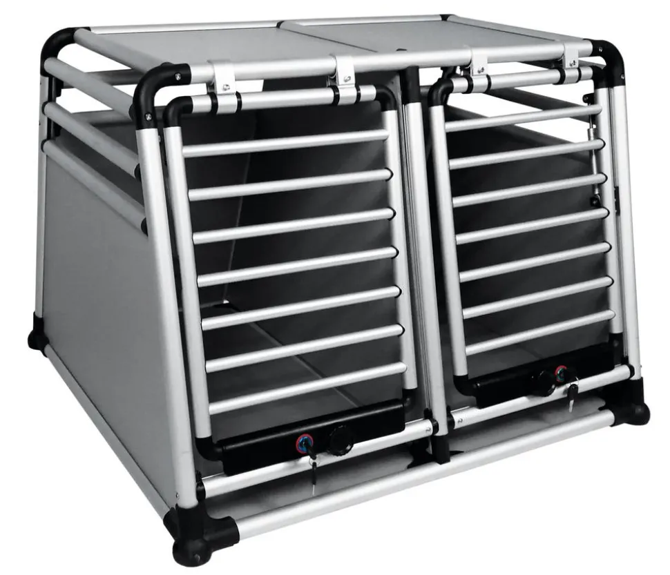 Nobby Hundetransportbox Round Corner Doppelbox, ca. B96,5/H68,6/T83,5 cm