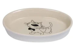 Nobby Keramikschale, creme/beige, ca. B17/H2/T11 cm, 120 ml