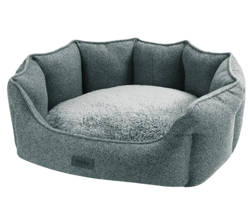 Nobby Komfortbett Anda, oval, grau