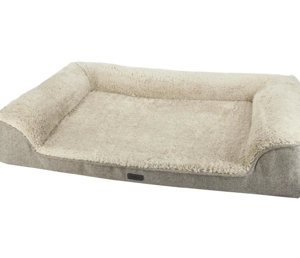 Nobby Orthopädisches Komfortsofa Calbu, rechteckig, beige, ca. B120/H20/T80 cm