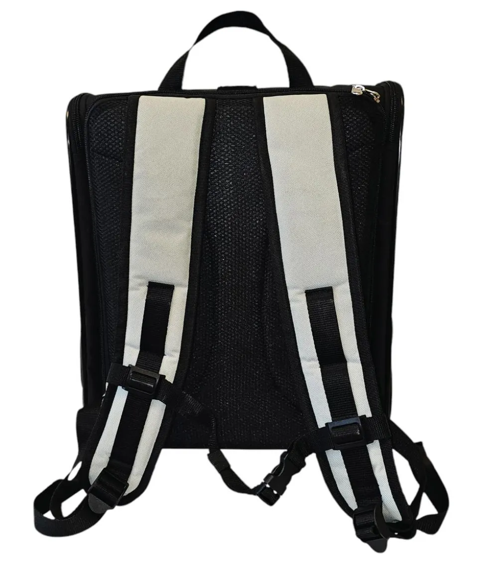 Nobby Tierrucksack Extend 2, creme/schwarz, ca. B34/H41/T28 cm
