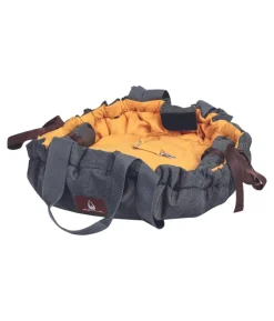 Nobby Tragetasche Shelly, grau/senf, ca. B72/T55 cm