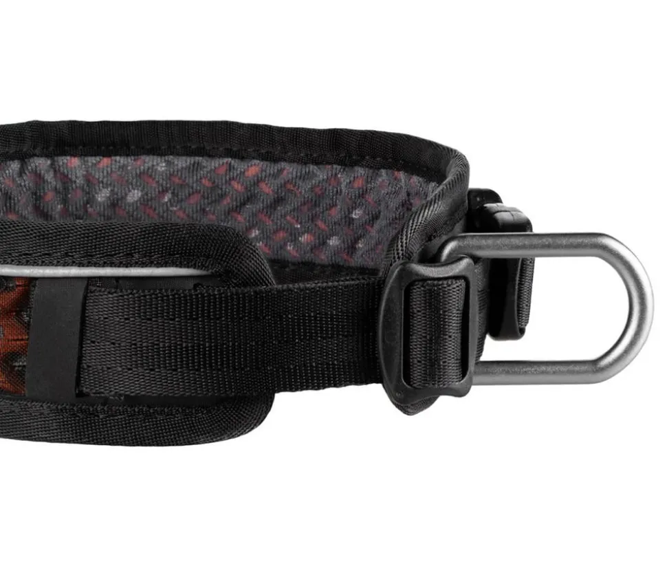 Non-stop dogwear Hundehalsband Rock adjustable collar, schwarz/orange