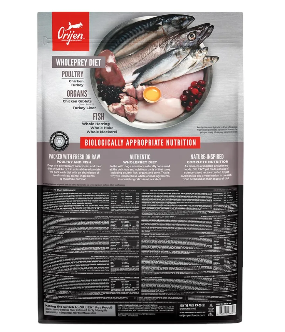 ORIJEN™ Trockenfutter für Hunde Fit & Trim