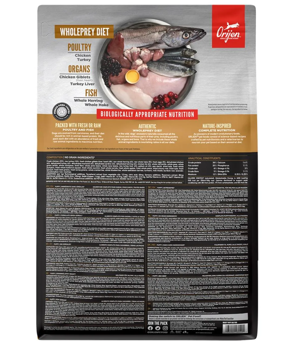 ORIJEN™ Trockenfutter für Hunde Puppy