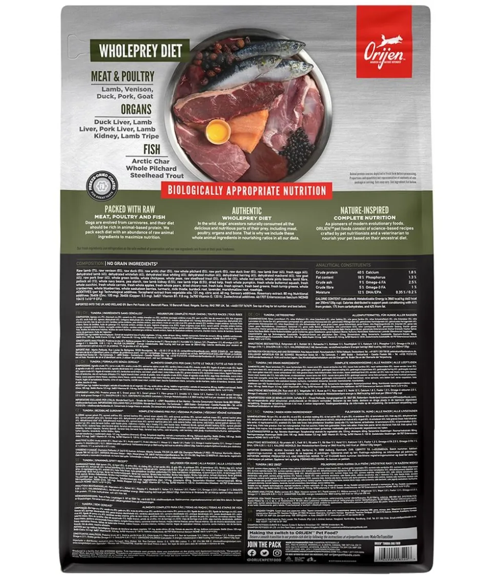 ORIJEN™ Trockenfutter für Hunde Tundra