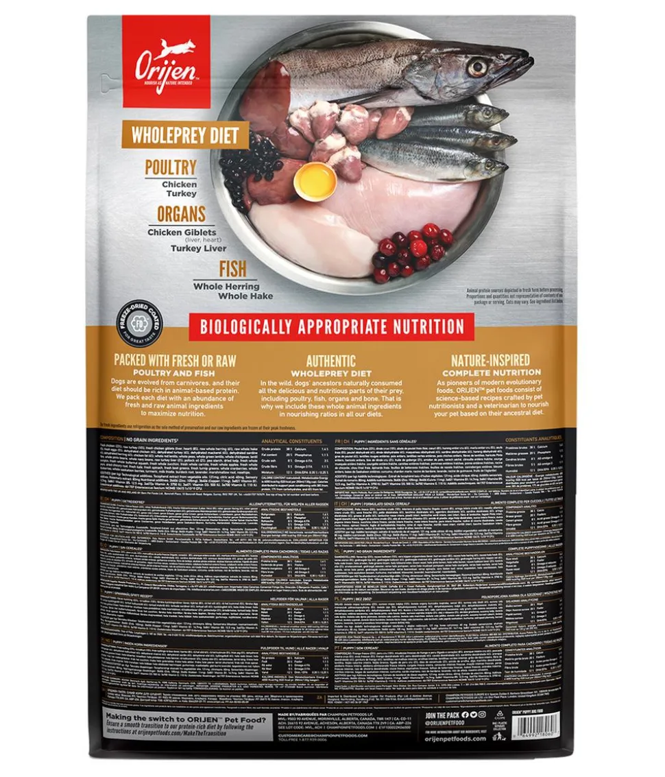 ORIJEN™ Trockenfutter für Hunde Puppy