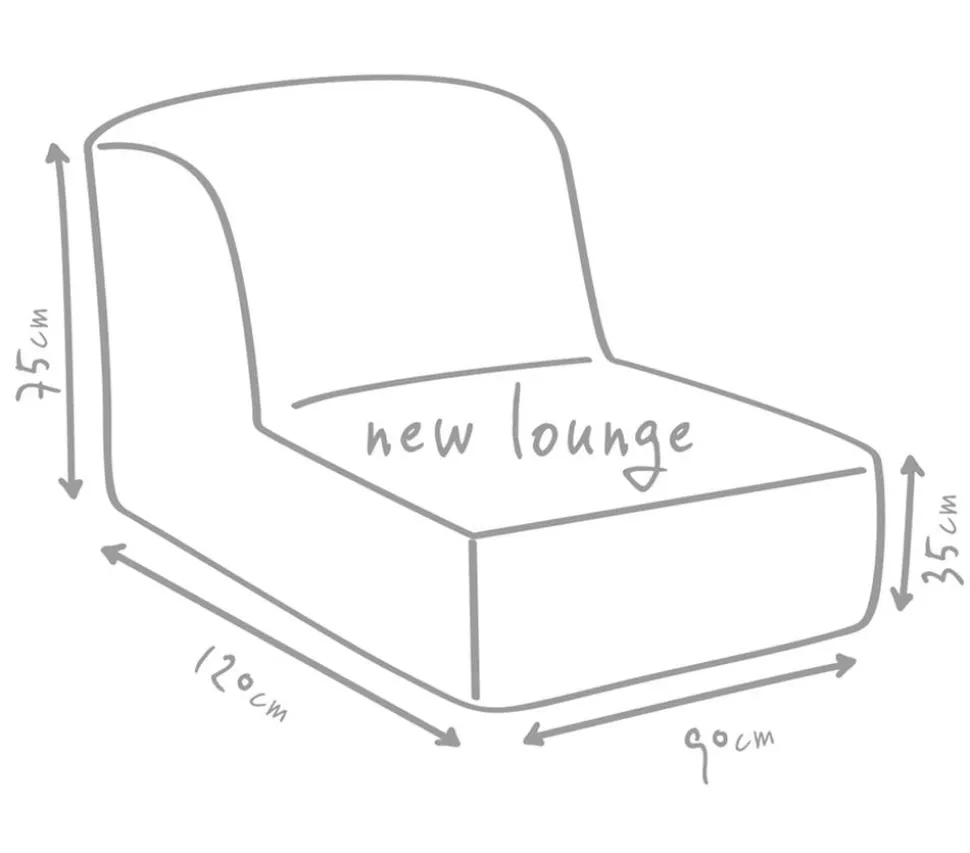 Outbag Outdoor-Sitzsack Newlounge Plus, ca. B90/H75/T120 cm