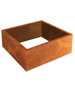 Palatino Cortenstahl-Pflanzrahmen Carlotta, quadratisch, braun