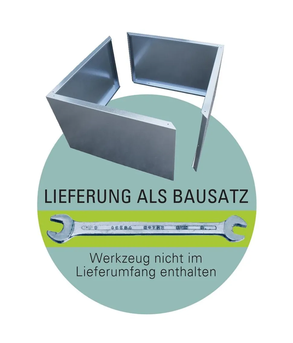 Palatino Metall-Pflanzgefäß Lotte