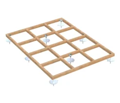 Palmako Fundamentrahmen 2,4x1,8 m, inkl. LogFoot