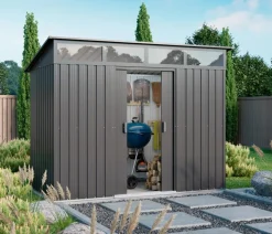 Pergart Metallgerätehaus Arlon 84, ca. B195/H180/T151 cm