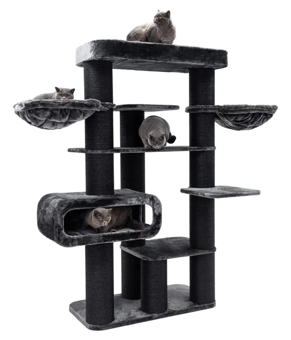 Petrebels Kratzbaum Norwegian 198, pepper, ca. B108/H198/T55 cm