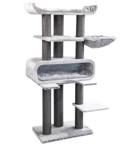 Petrebels Kratzbaum Route 180, grau, ca. B76/H180/T50 cm