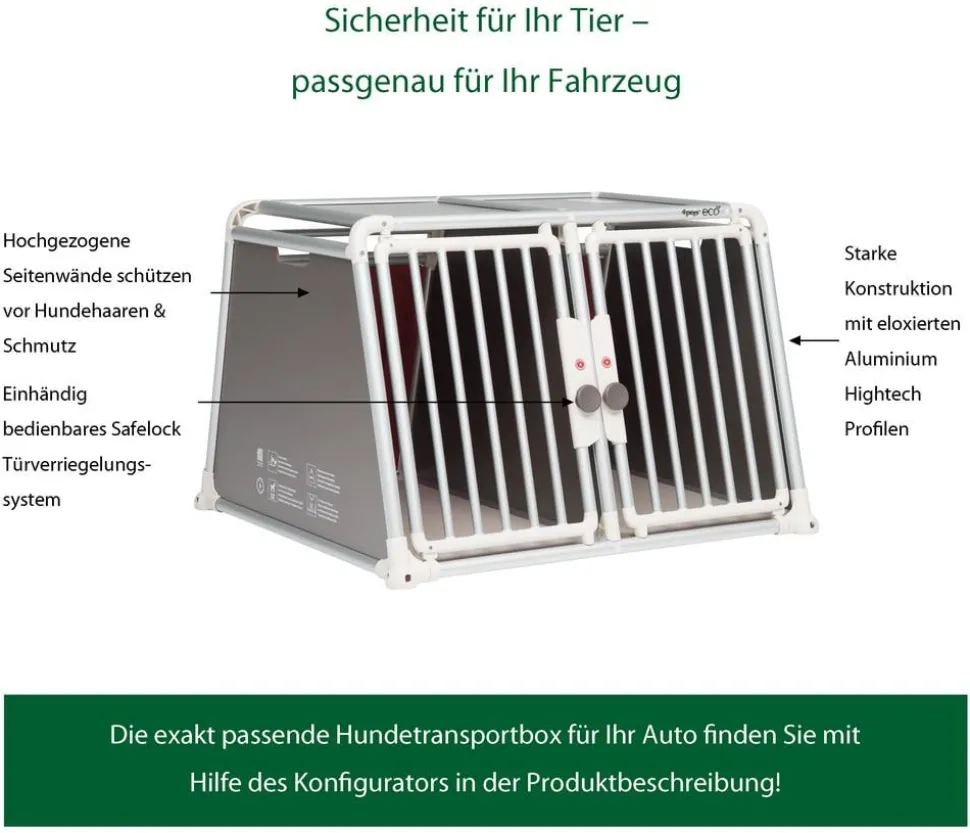4pets® Hundetransportbox ECO Line 22