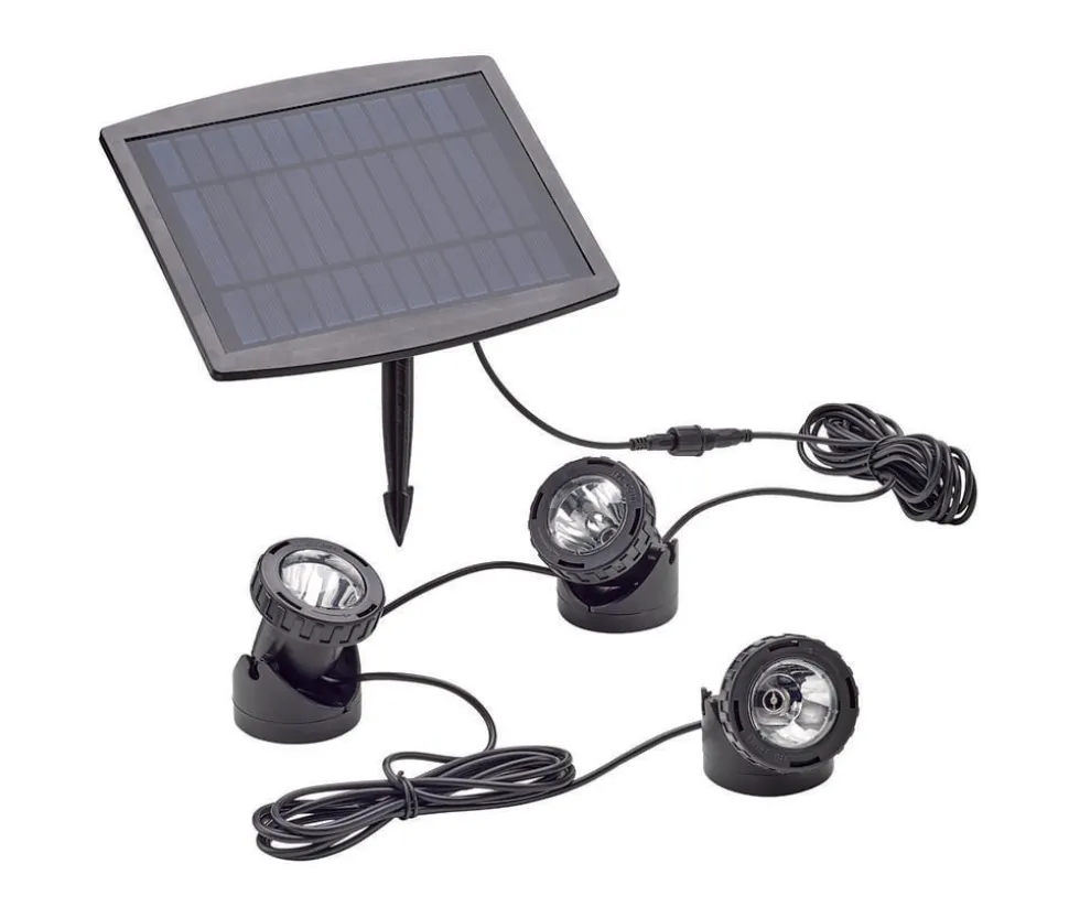 Pontec Beleuchtungsset PondoSolar LED Set 3