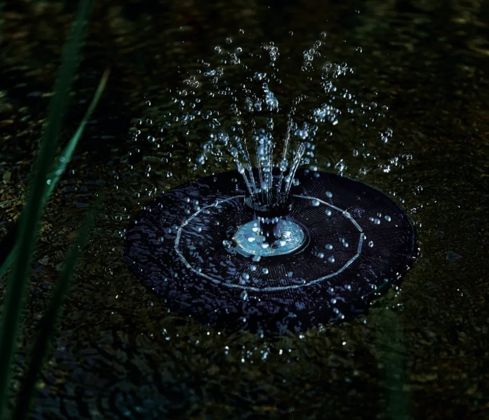 Pontec Wasserspielpumpe PondoSolar LED Island