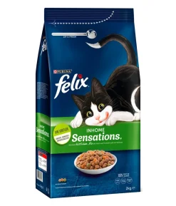 PURINA felix® Trockenfutter für Katzen Inhome Sensations, 2 kg