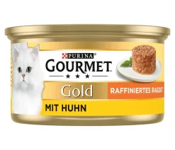 PURINA GOURMET™ Gold Nassfutter für Katzen Raffiniertes Ragout Adult, 12 x 85 g