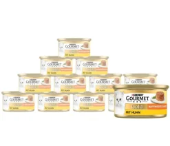 PURINA GOURMET™ Gold Nassfutter für Katzen Raffiniertes Ragout Adult, 12 x 85 g