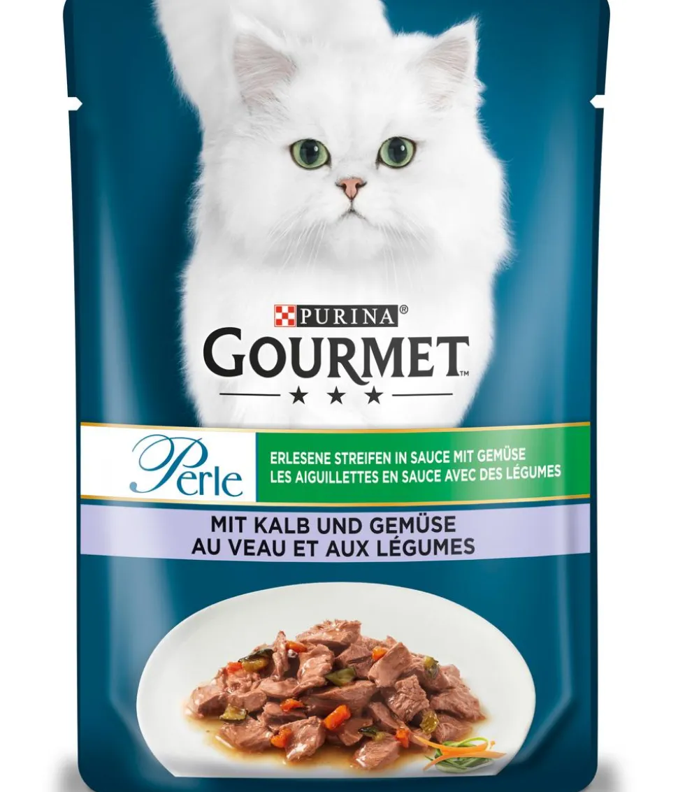 PURINA GOURMET™ Nassfutter für Katzen Perle Erlesene Streifen, 26 x 85 g
