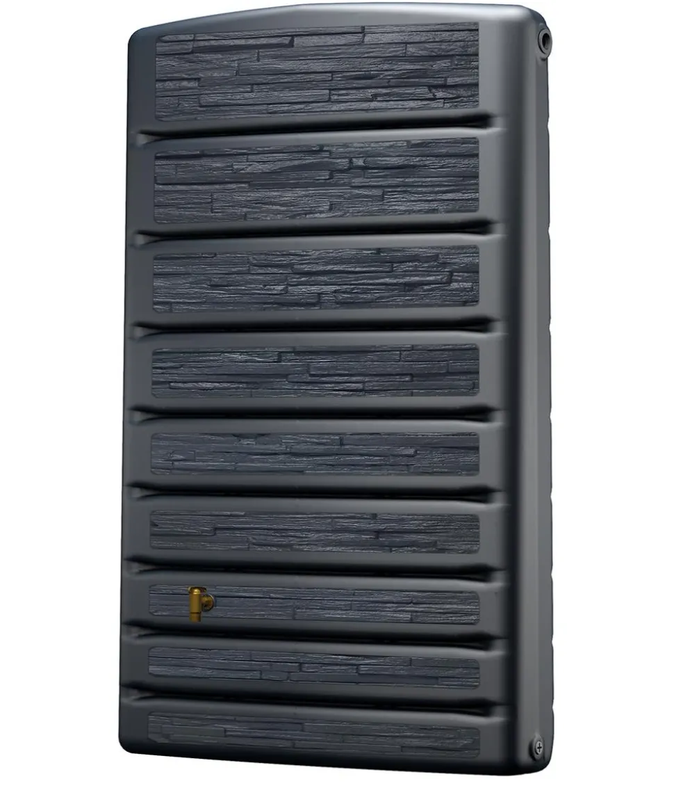 4Rain Wandtank ExtraSLIM Stone Decor, 400 l