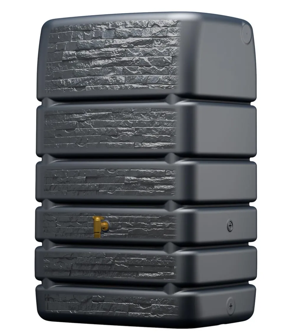 4rain Wandtank Slim Stone Decor, 510 l