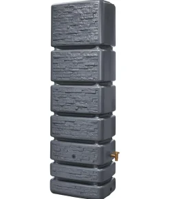 4rain Wandtank Slim Stone Decor, 350 l, ca. B60/H184/T39 cm