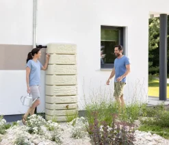 4rain Wandtank Slim Stone Decor, 500 l