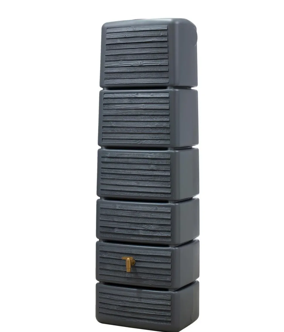 4rain Wandtank Slim Wood Decor, 330 l
