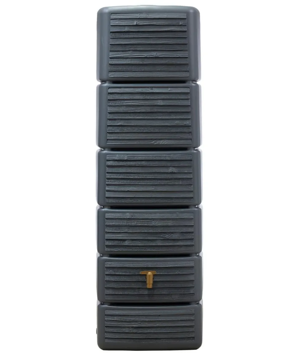 4rain Wandtank Slim Wood Decor, 330 l