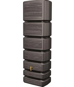 4rain Wandtank Slim Wood Decor, 350 l, ca. B60/H184/T39 cm