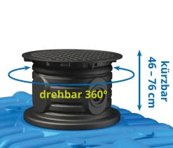 4rain Zisterne FLAT Flachtank inkl. Schachtverlängerung