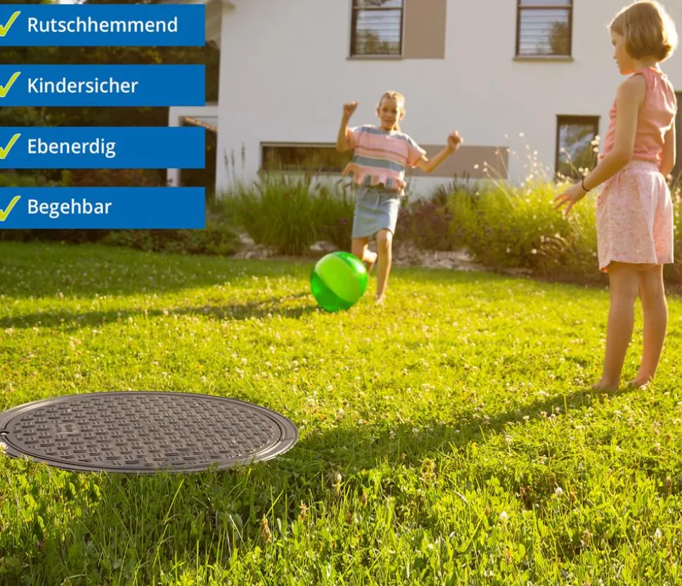 4rain Zisterne FLAT Flachtank-Paket Garten-Comfort, begehbar