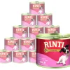 RINTI Gold Nassfutter für Hunde, 12 x 185 g